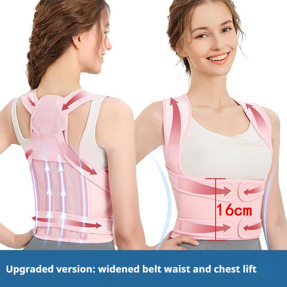 Breathable Mesh Posture Corrector – Invisible Back Straightener & Shoulder Support