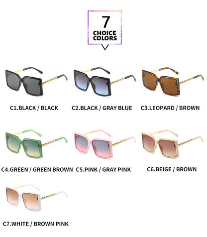 Catwalk-Inspired Light Luxury Sunglasses – Simple, Stylish Fashion Eyewear