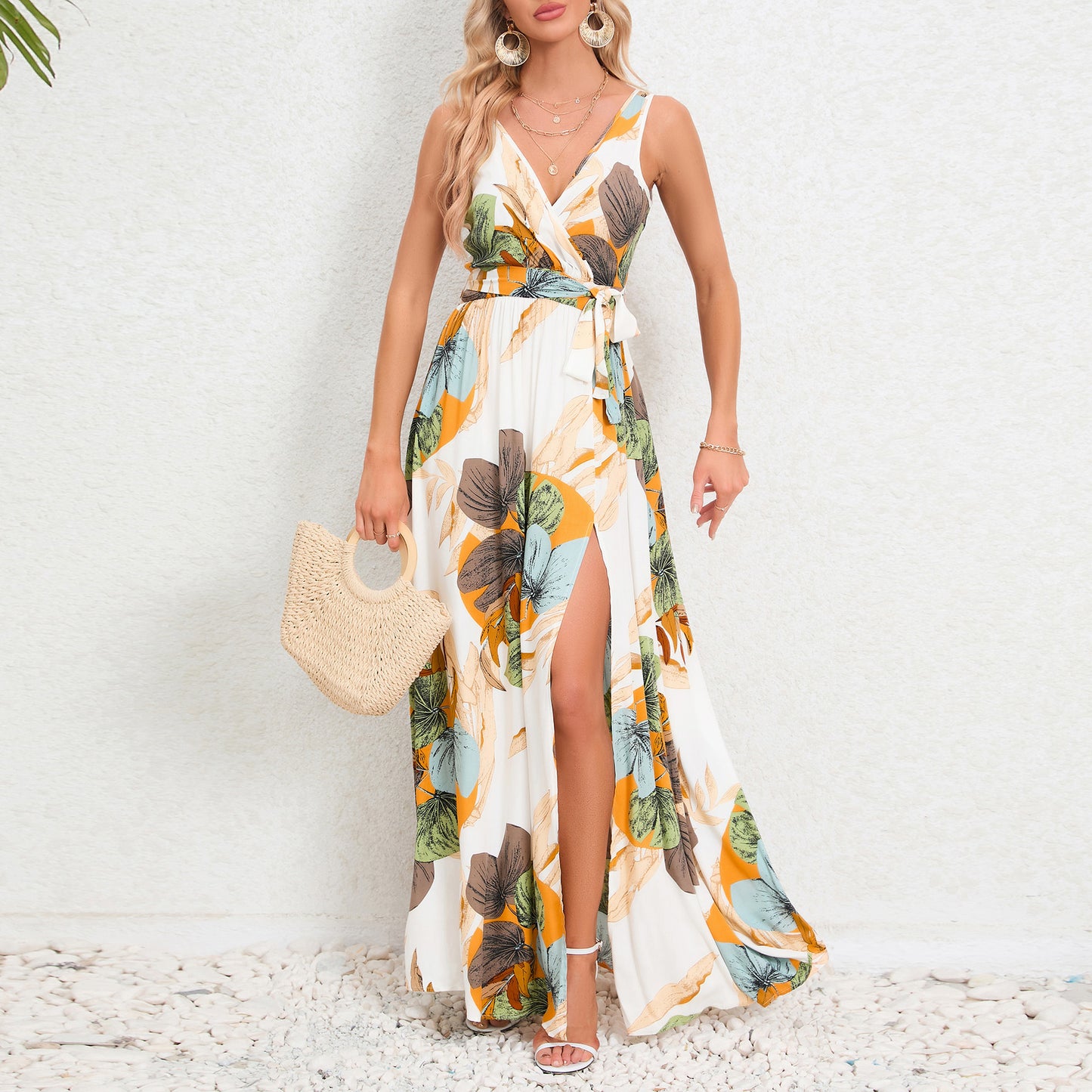 Fleur Essence V-Neck Dress