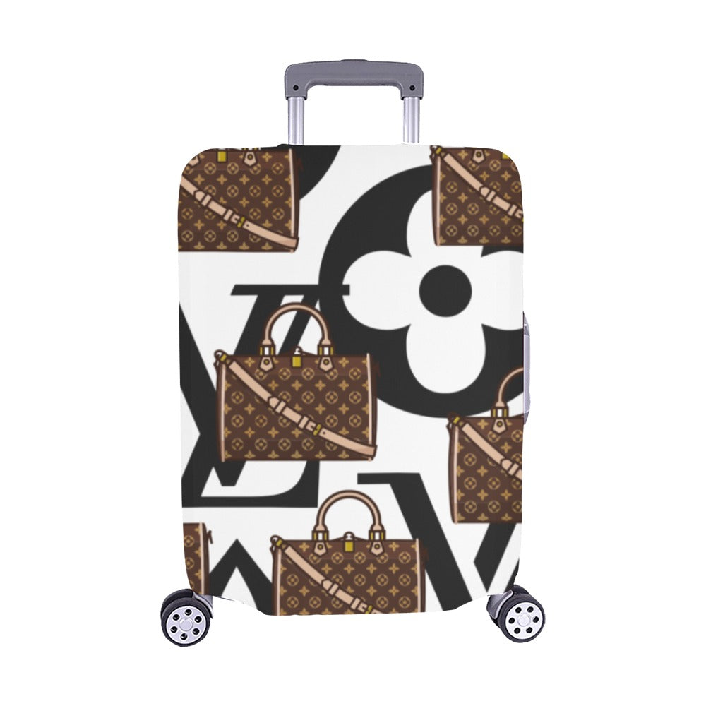 Monogram Luggage Cover (22"-25") – Custom Stretchable Suitcase Protector