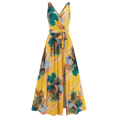 Fleur Essence V-Neck Dress