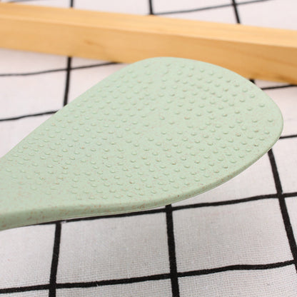 Creative Wheat Straw Rice Spoon – Eco-Friendly Non-Stick Spoon for Kitchen Use