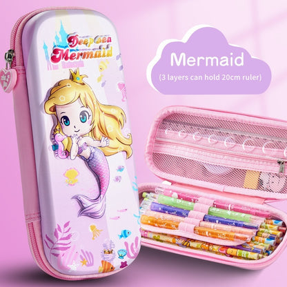 3D Leather Pencil Cases – Stylish Stationery Storage Boxes