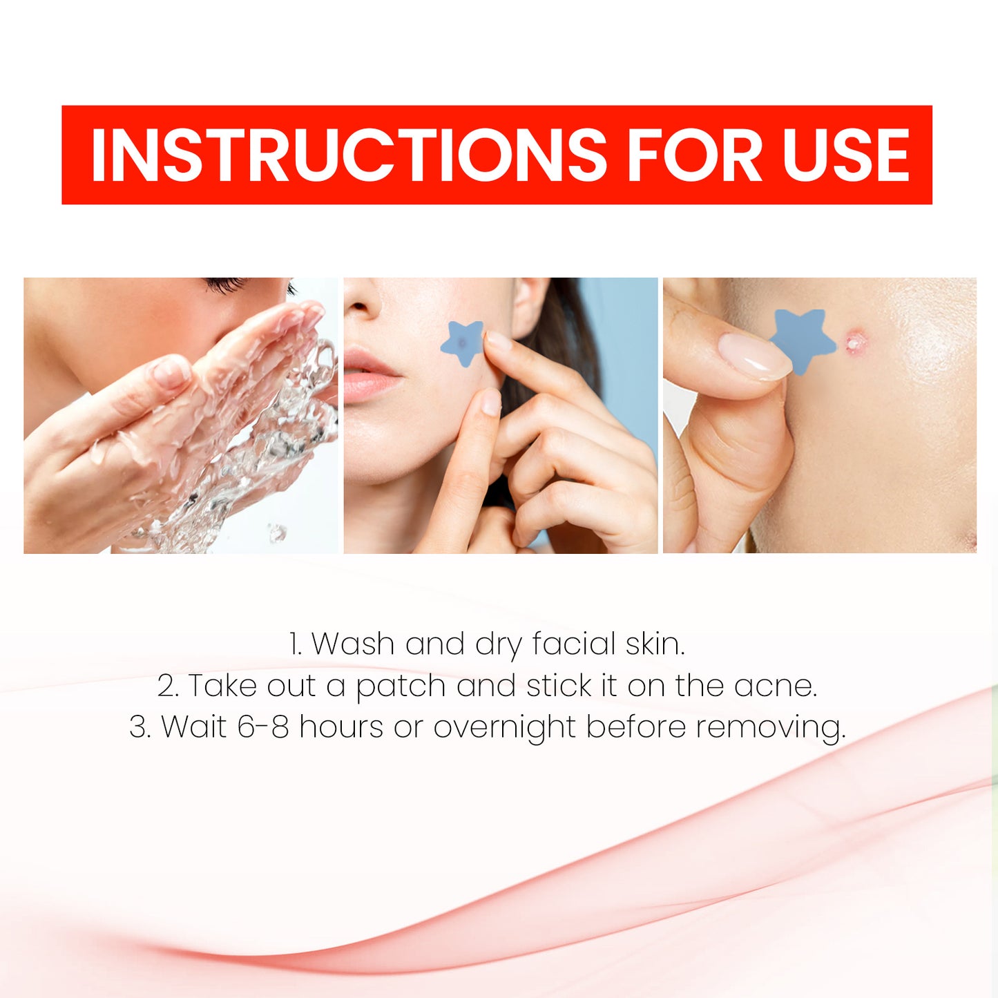 Cute Star Pimple Patches – Hydrocolloid Acne Stickers for Face, Zits & Blemish Cover