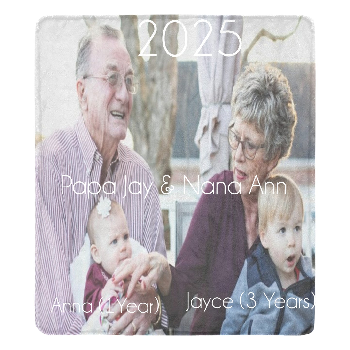 Family Photo Keepsake Ultrasoft Microfleece Blanket 70" x 80"