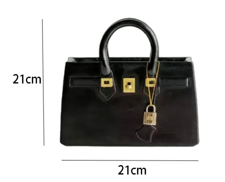 Fashion Purse Flower Vase Decoration – Unique Bag-Inspired Home Accent