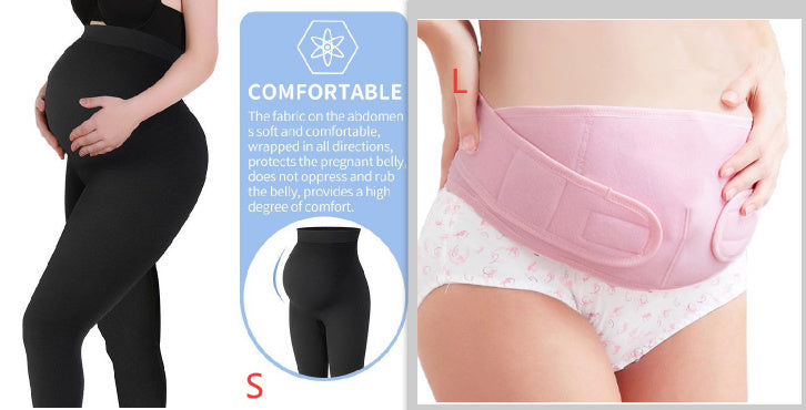 High Waist Maternity Leggings – Soft & Stretchy Pregnancy Pants for Women