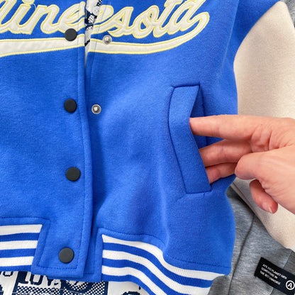 Children’s Korean Baseball Uniform Jacket – Stylish All-Match Boys’ Outerwear