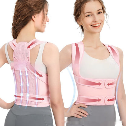 Breathable Mesh Posture Corrector – Invisible Back Straightener & Shoulder Support