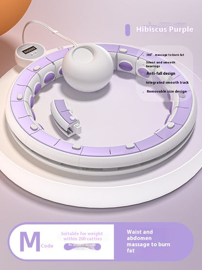 Intelligent Hula Hoop – Smart Weighted Fitness Hoop for Abdominal Compression & Fat Burning
