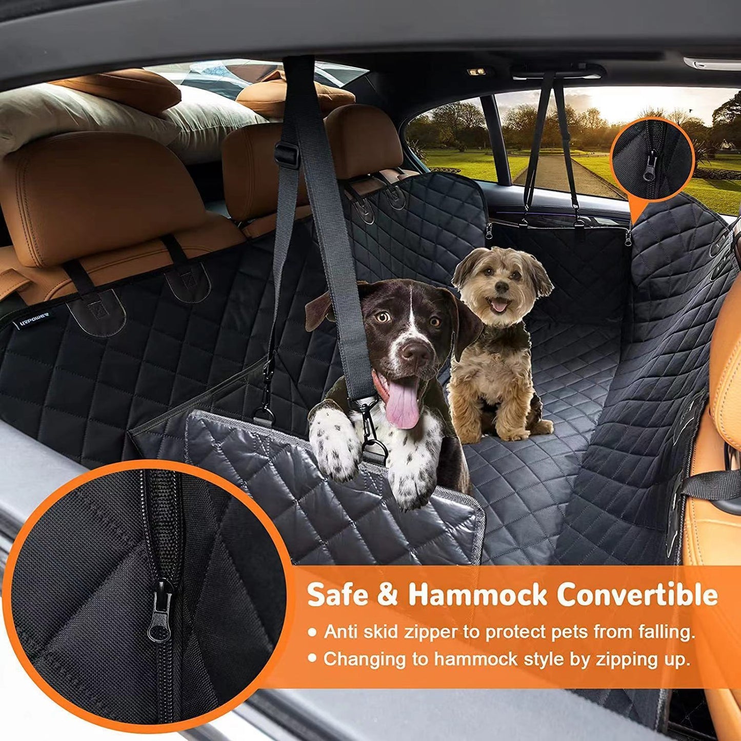 Water And Dirt Resistant Pet Car Mat