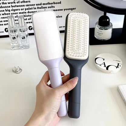 4-in-1 Self-Cleaning Hair Brush – Anti-Static Scalable Massage Comb with Rotating Lift Design