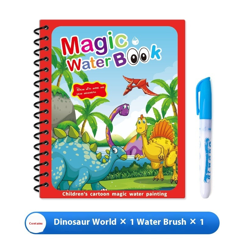AquaDoodle Book – Reusable Magic Water Painting Album for Kids (4-6 years of age)
