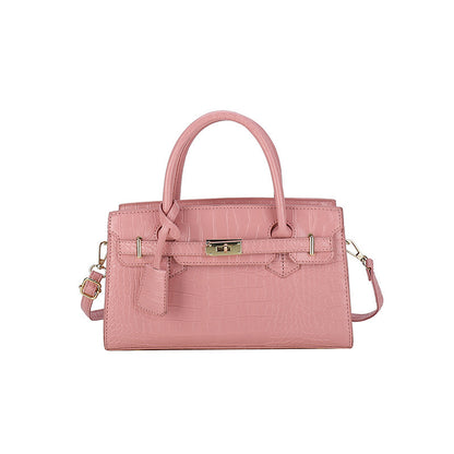 Crocodile Pattern Kelly Handbag – Fashion Luxury for Modern Women