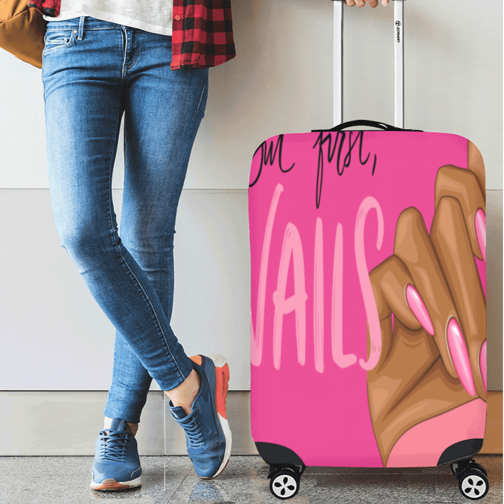 But First Nails Luggage Cover 22'-25"