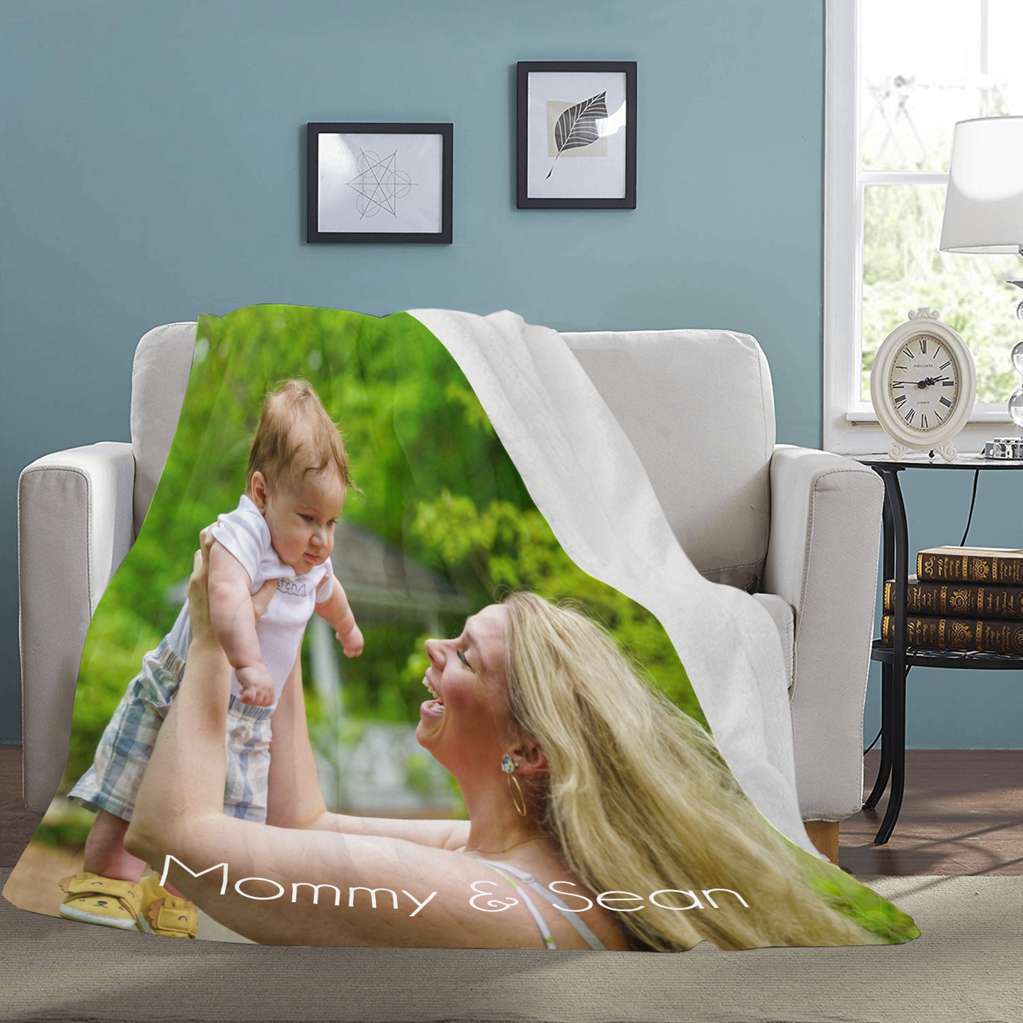 Mommy & Son Keepsake Ultrasoft Microfleece Blanket 70" x 80"