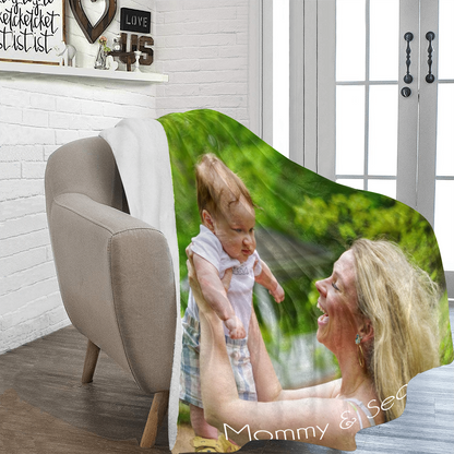 Mommy & Son Keepsake Ultrasoft Microfleece Blanket 70" x 80"