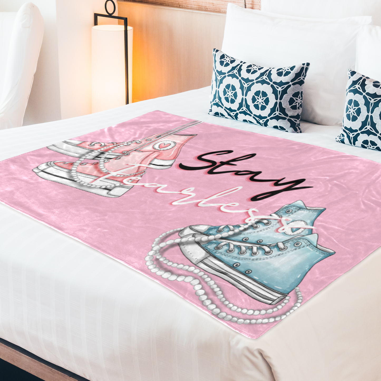 Ultrasoft Stay Fearless Microfleece Blanket 60" x 50"