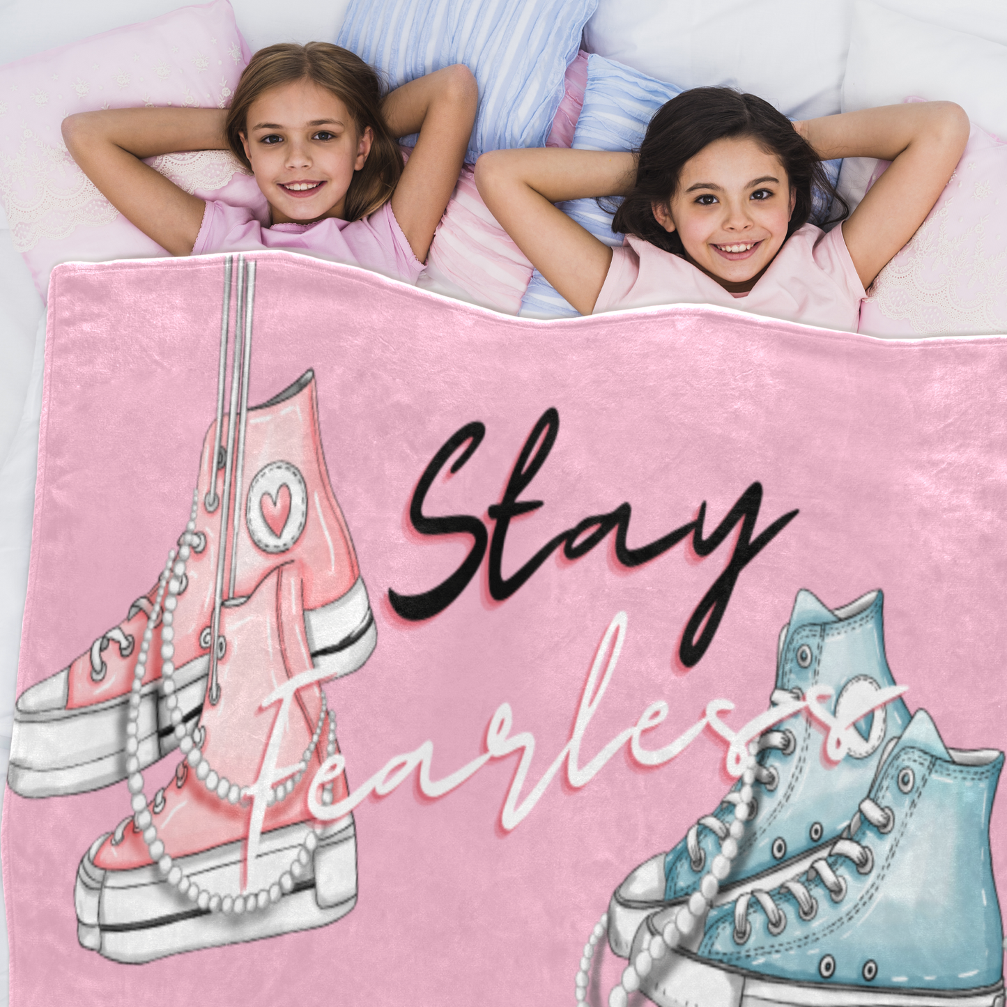 Ultrasoft Stay Fearless Microfleece Blanket 60" x 50"