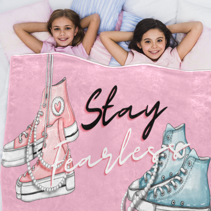 Ultrasoft Stay Fearless Microfleece Blanket 60" x 50"