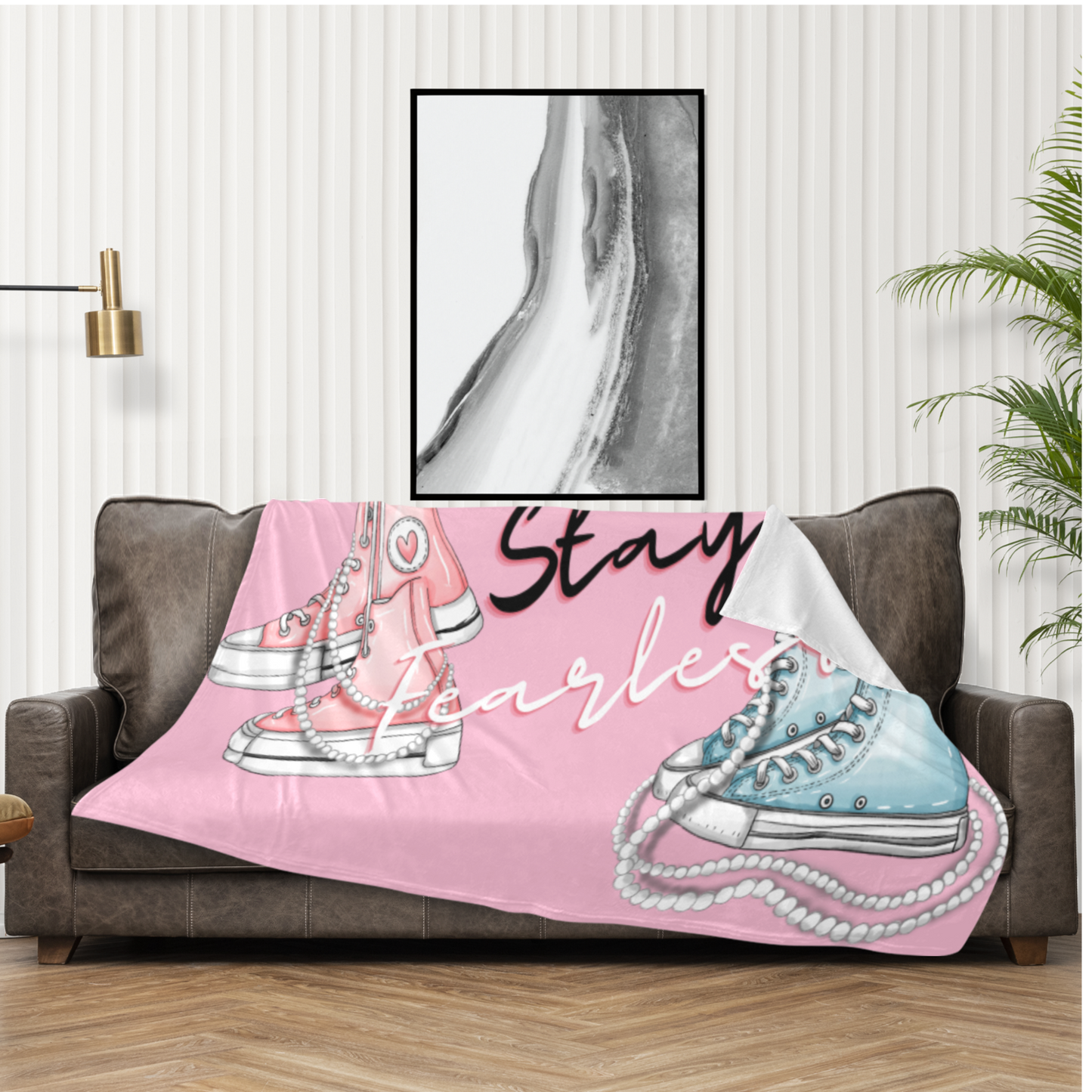 Ultrasoft Stay Fearless Microfleece Blanket 60" x 50"