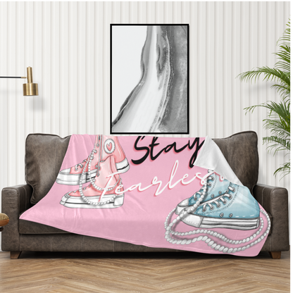 Ultrasoft Stay Fearless Microfleece Blanket 60" x 50"