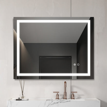 LumiGlow – LED Wall-Mounted Bathroom Mirror