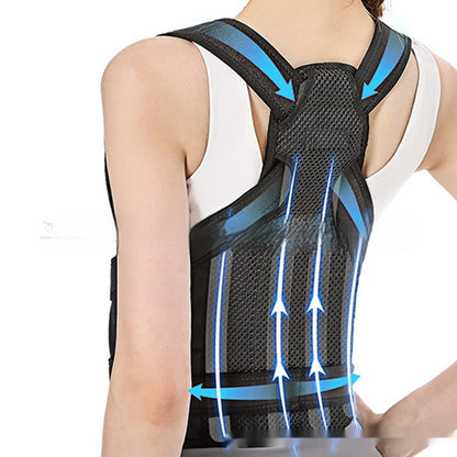 Breathable Mesh Posture Corrector – Invisible Back Straightener & Shoulder Support