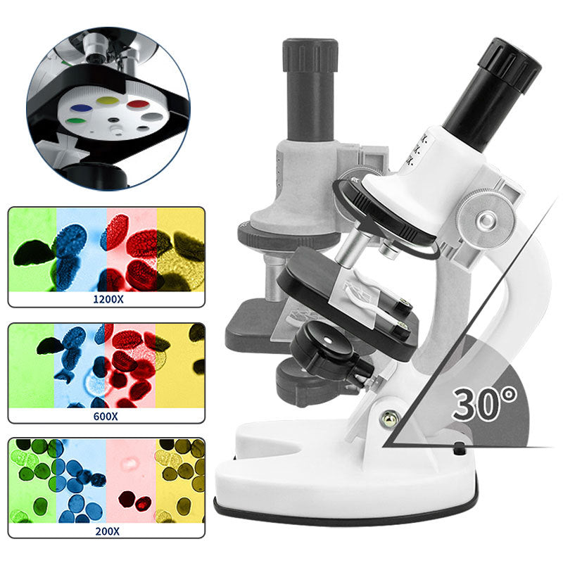MicroQuest 1200X – Kids’ Science Microscope Toy Set