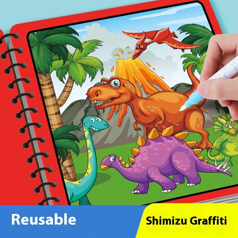 AquaDoodle Book – Reusable Magic Water Painting Album for Kids (4-6 years of age)