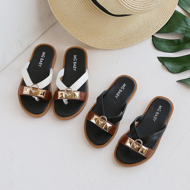 British Style Retro Children's Sandals