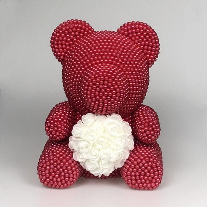 Pearl Foam Bear Decor
