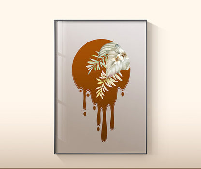 Botanical Canvas Wall Art – Plant Leaf Prints for Home Décor