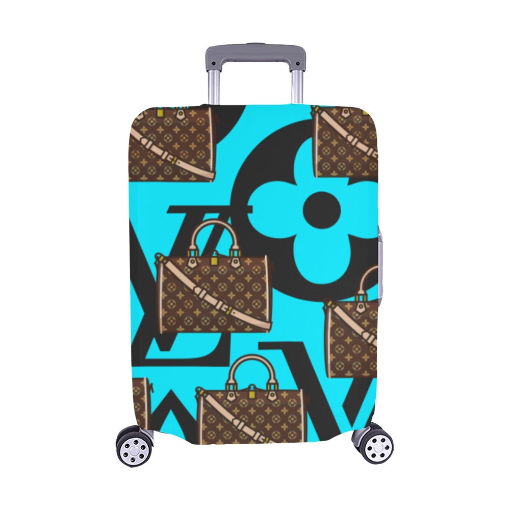 Monogram Luggage Cover (22"-25") – Custom Stretchable Suitcase Protector