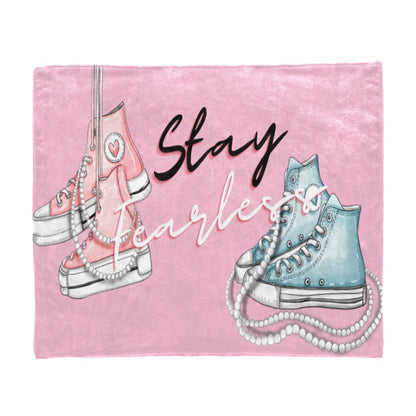 Ultrasoft Stay Fearless Microfleece Blanket 60" x 50"