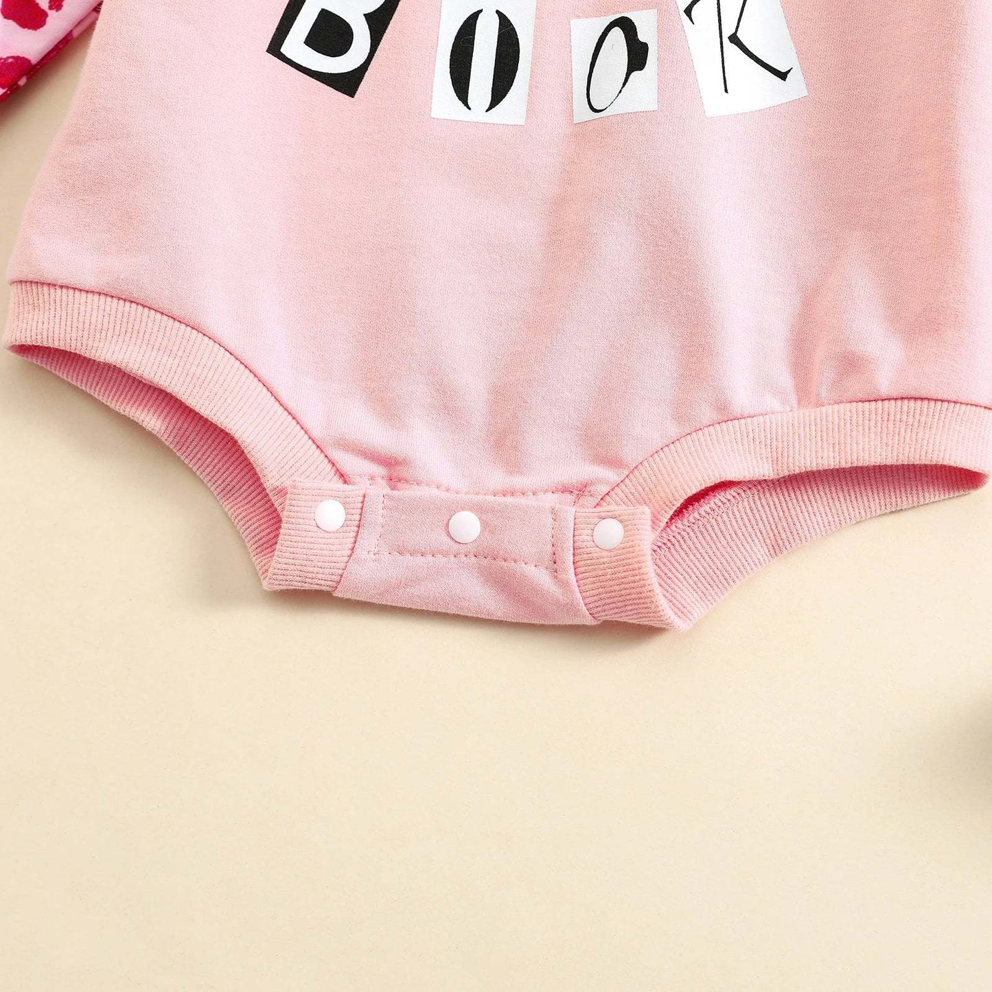 Burn Book Pink Printed Romper