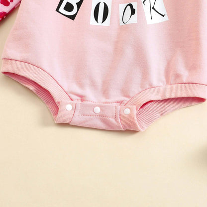 Burn Book Pink Printed Romper