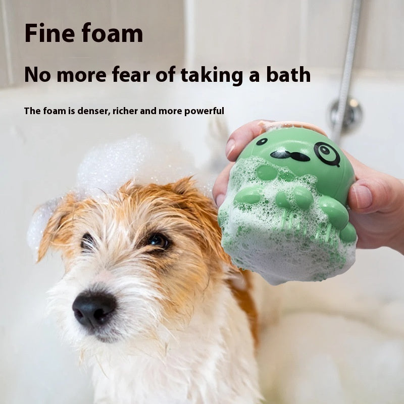 Silicone Pet Bath Massage Comb