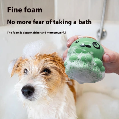 Silicone Pet Bath Massage Comb