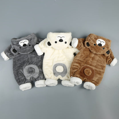 Hooded Baby Bear Onesie