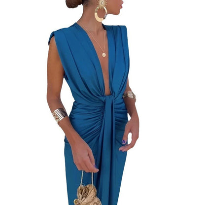 ÉlanVee V-Neck Dress