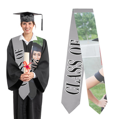 Class of 2025 Graduation Stole – Personalized Satin Graduation Sash