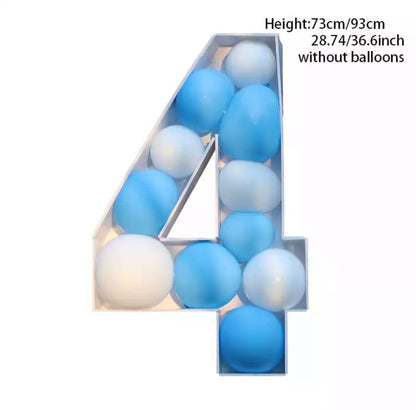 Giant Birthday Balloon Box – Decorative Balloon-Fill Display for Birthday Parties