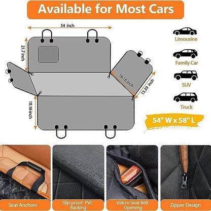 Water And Dirt Resistant Pet Car Mat
